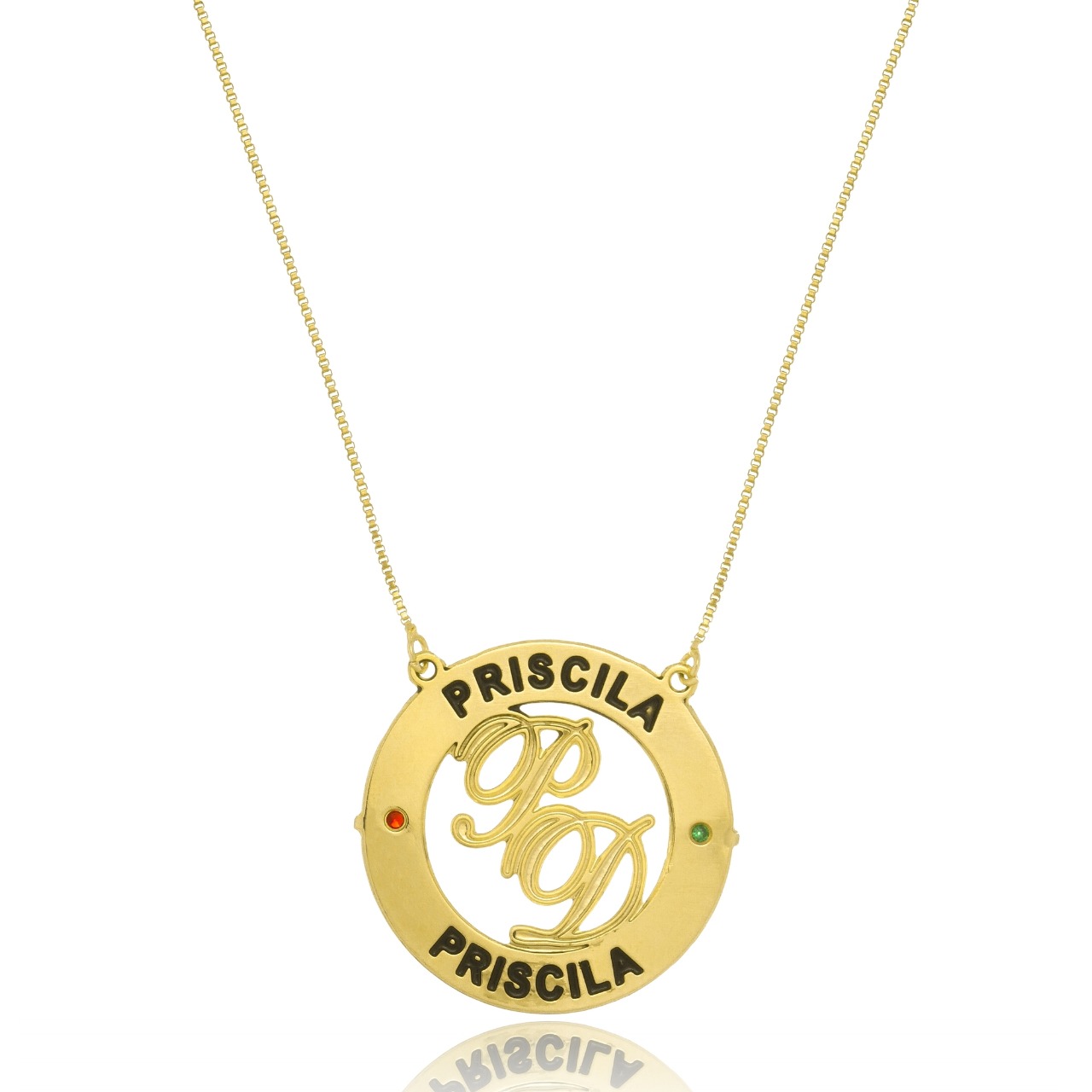 Colar Personalizado Mandala Circunferenci...