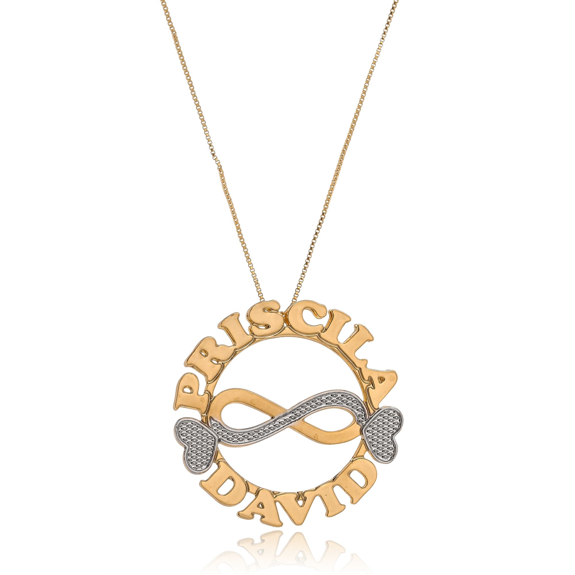 Colar Personalizado Mandala Com Infinito ...